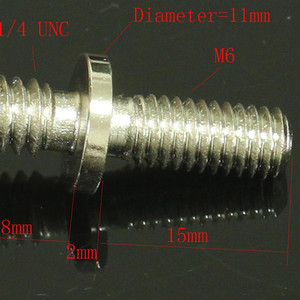 1/4인치-M6 카메라 액션캠 스크류 나사 볼트 삼각대