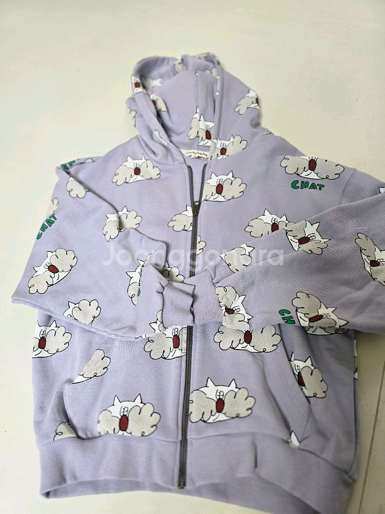 리미떼두두 캣 후드집업 2XL--0