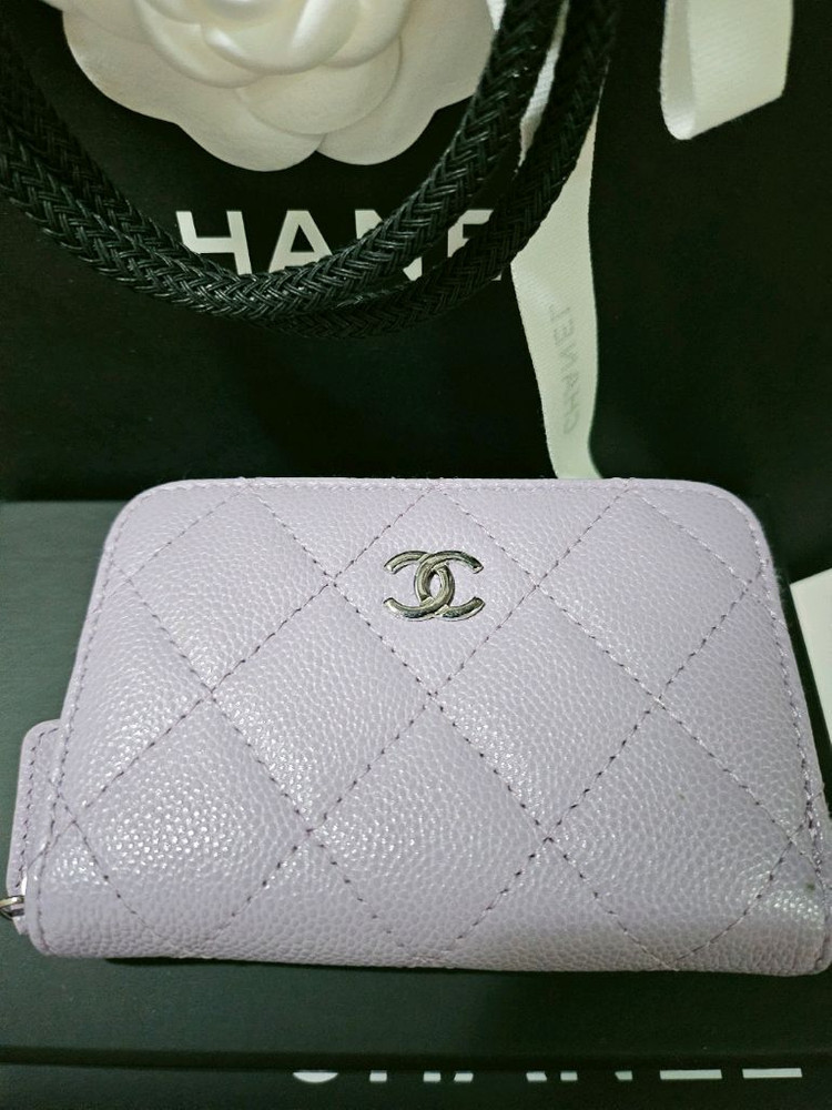 샤넬 지퍼돌이 라일락 45만원--1