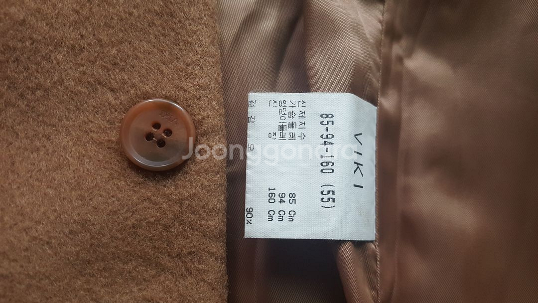 사이즈55 66 반코트 브라운 미센스 VIKI--7