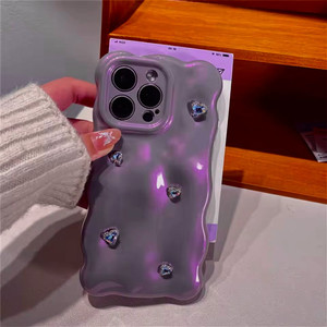 (새상품)아이폰16프로 pro 핸드폰케이스 보라 퍼플