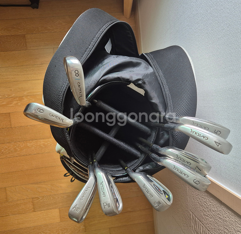 테일러메이드 골프백+남성 아이언 풀세트--0