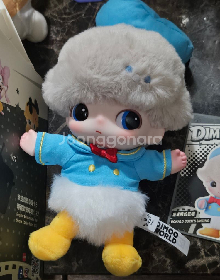 팝마트 디무 월드 디즈니x 도날드덕 인형키링--0
