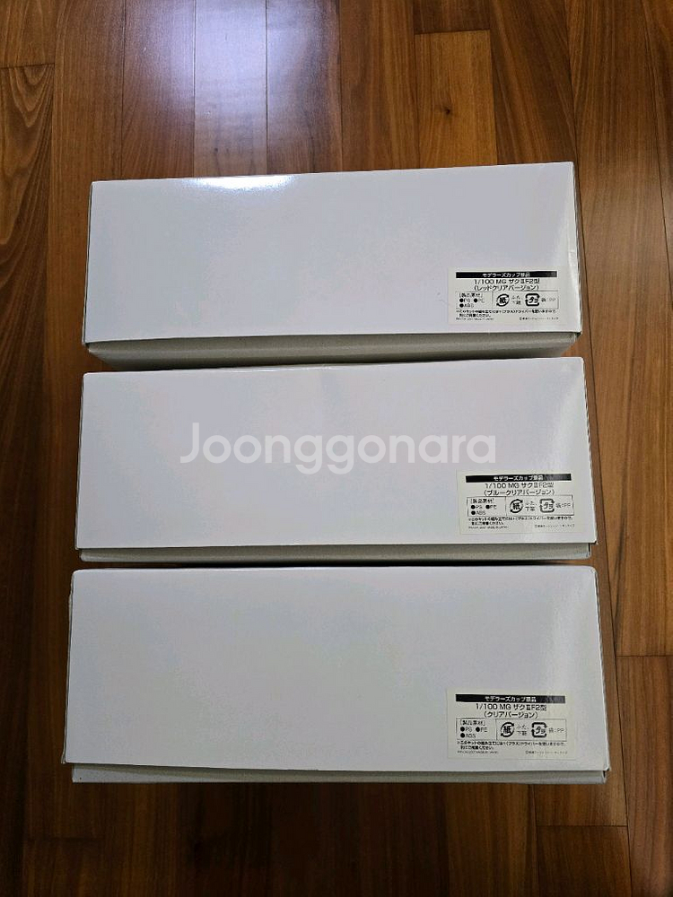 MG 자쿠 II F2형 모델러스컵 한정 클리어 3종--0