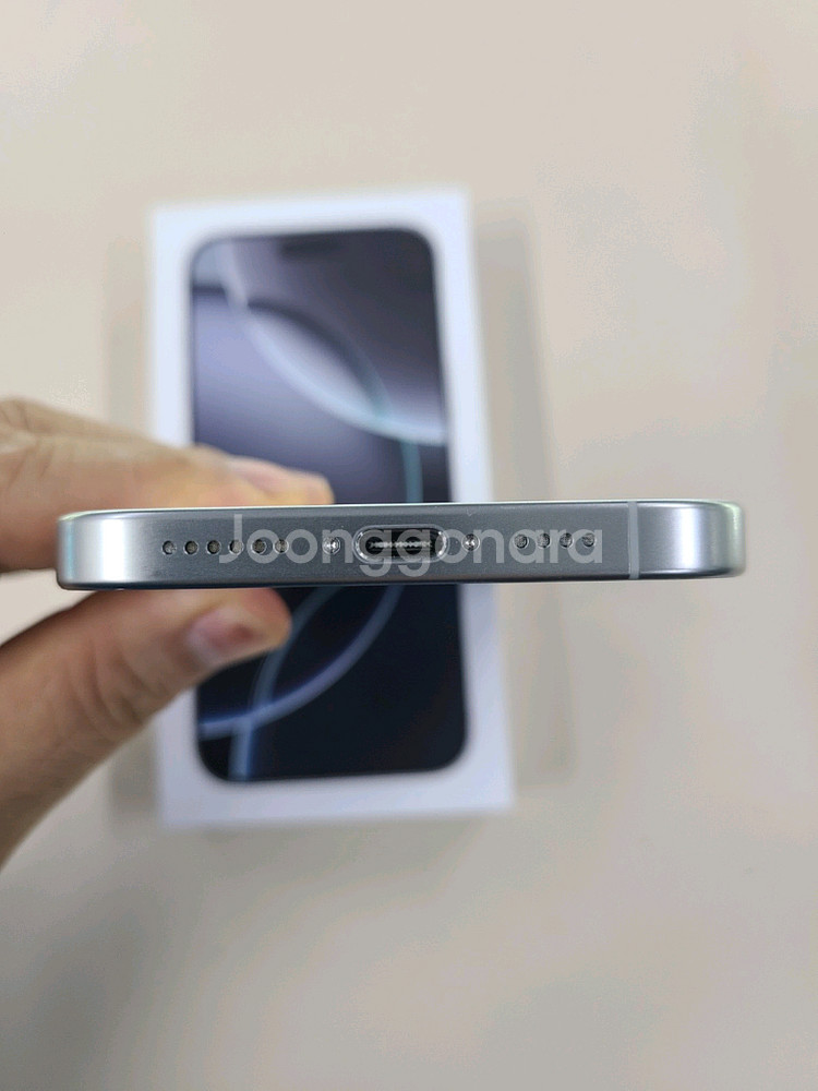 아이폰16프로맥스 512G 밧데리97프로 무기스 상태최--4