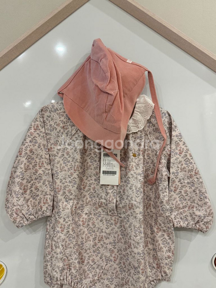 밍크뮤 보넷 바디수트 새상품--0