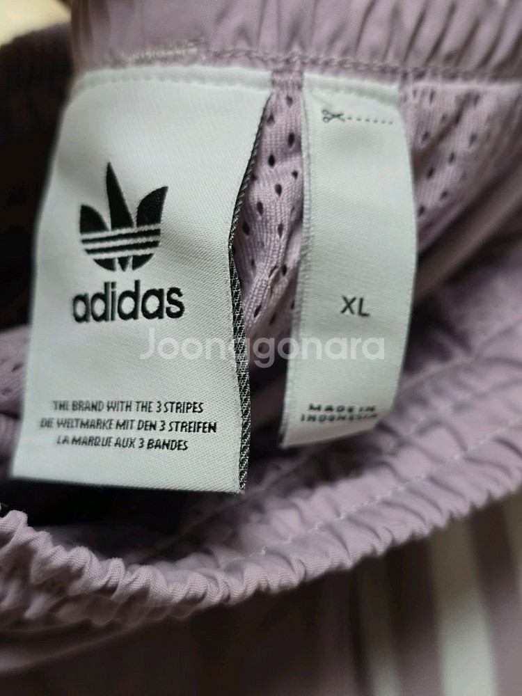 아디다스 우븐 트레이닝 팬츠 XL--4