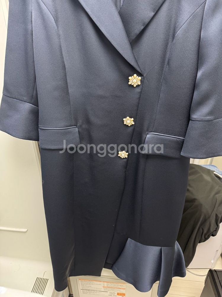 에스블랑 새틴 원피스--1