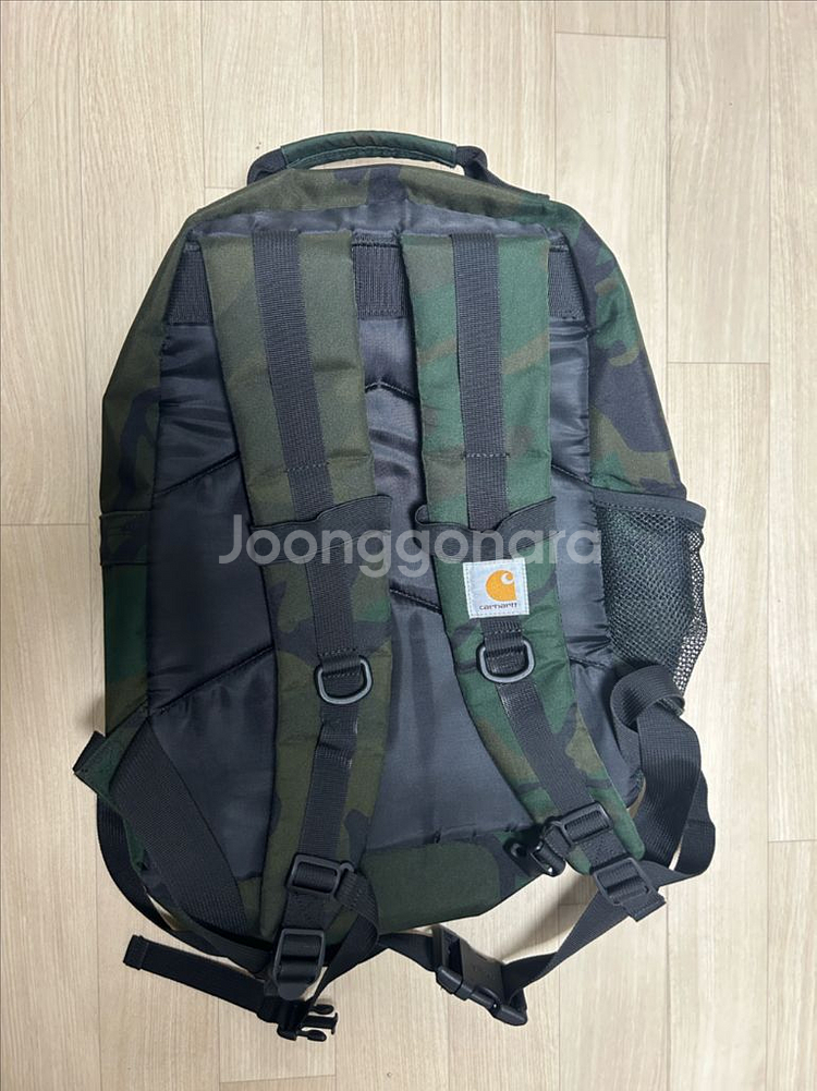 칼하트 킥플립 백팩 카모 가방--1