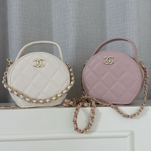 샤넬캐비어 원형크로스아이보리(새상품)무배