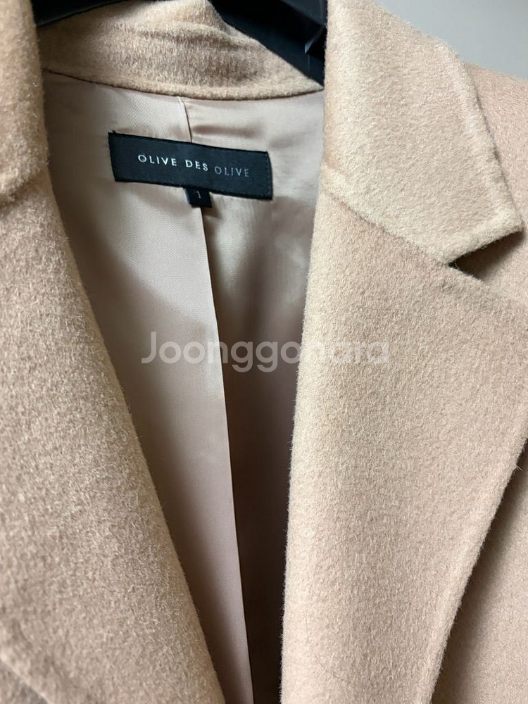 올리브데올리즈 카멜 코트--1