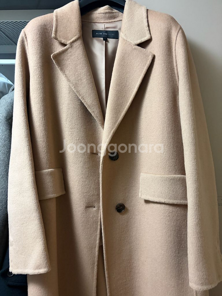 올리브데올리즈 카멜 코트--0