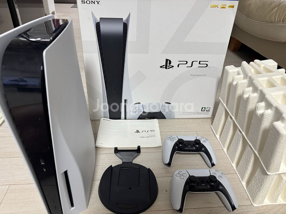 플스5 ps5 디스크버전 풀박스 패드 2개--1