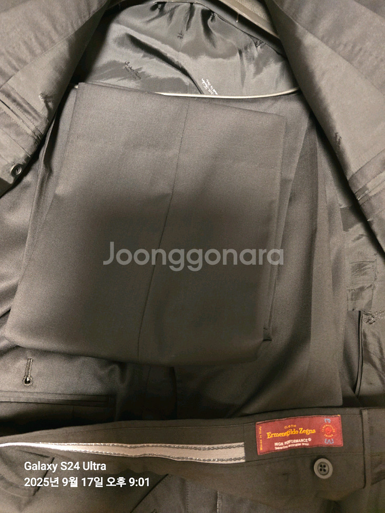 이탈리아 Ermeneglido Zegna 원단 남성정장--1