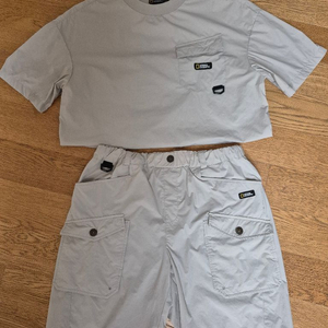 내셔널지오그래픽키즈 반팔상하의세트 150사이즈