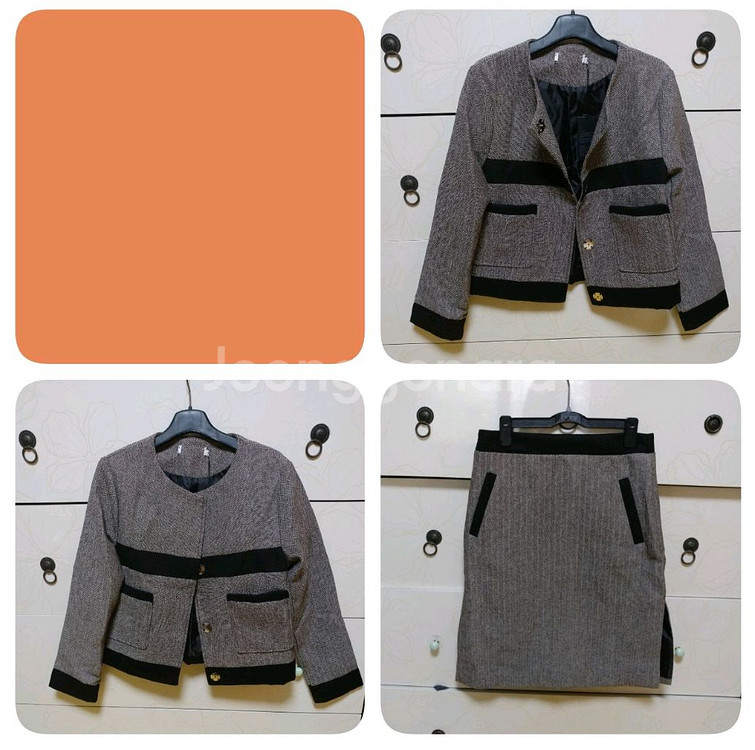 여성자켓M.미사용--0