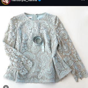 한스타일 레이스 세트/치마는 새상품