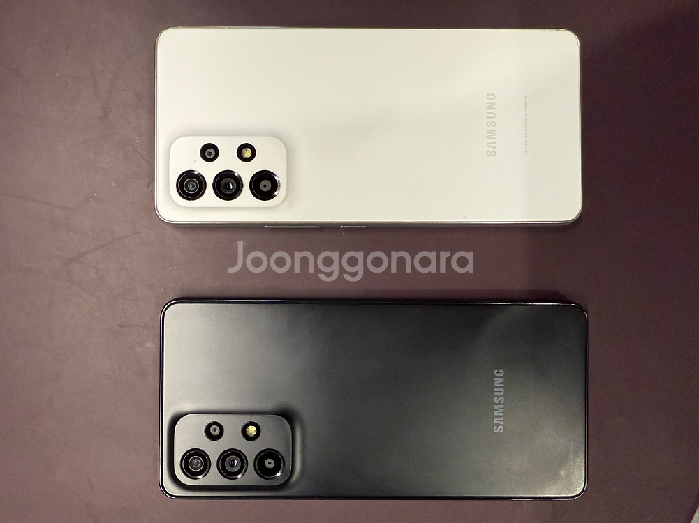 갤럭시 A53 128GB 5G 화이트 & 블랙--2