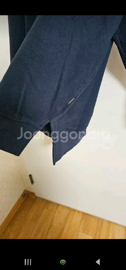 써스데이아일랜드 로고 자수 오버핏 스웻셔츠--6