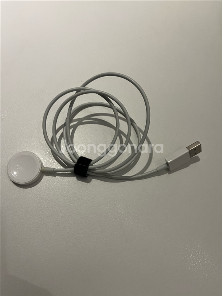 애플워치SE 나이키 44mm + 충전선, 커스텀 스트랩--7