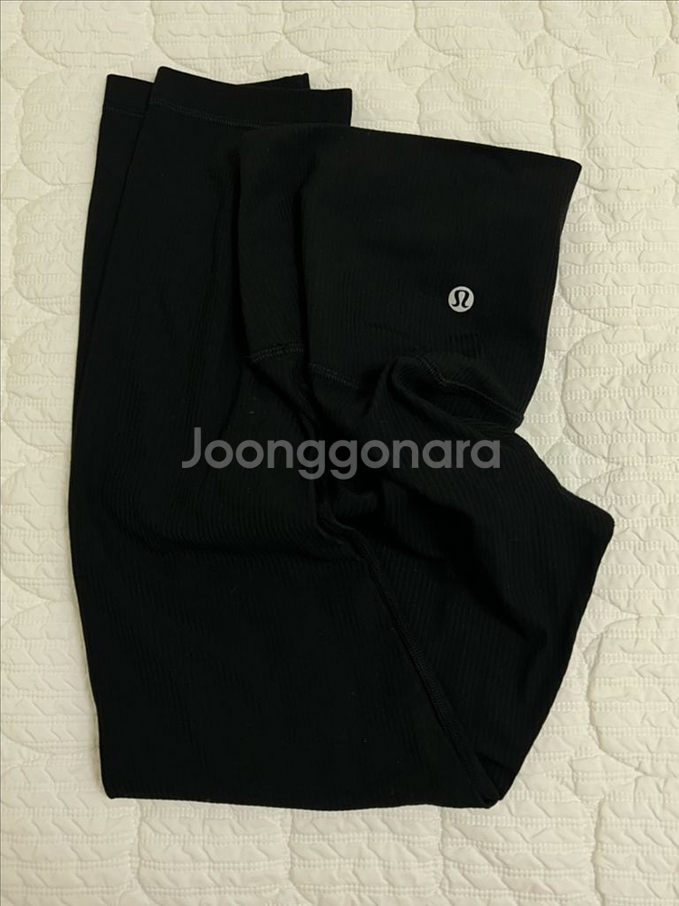 룰루레몬 얼라인 하이라이즈 리브드 21인치--0
