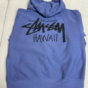 정품) 스투시 Hawaii 후드집업(블루퍼플)