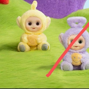 팝마트 텔레토비 안녕 키링 밑면 개봉 연뚜비