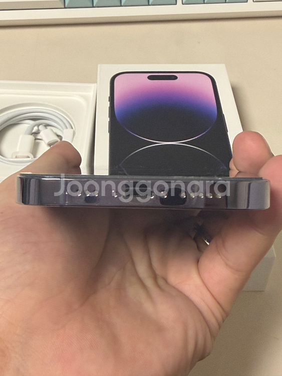 아이폰 14프로 128GB 딥 퍼플--3