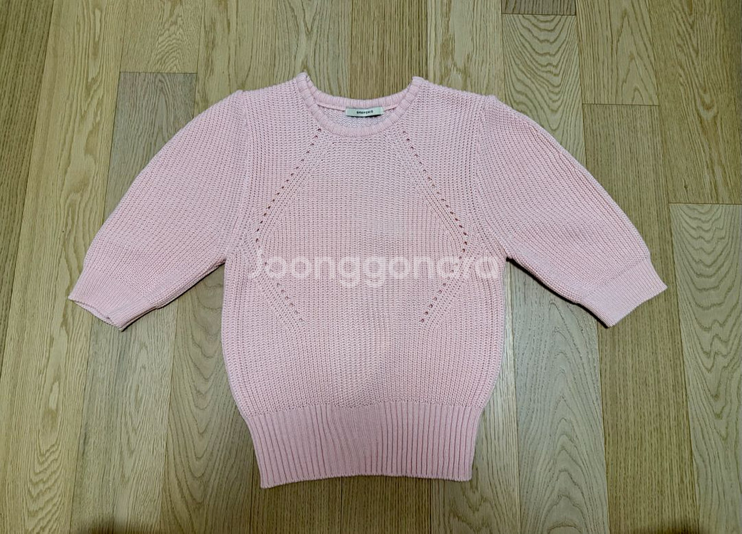 핑크색 니트--1