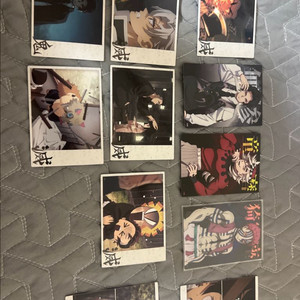 귀멸의 칼날 카드 일괄 판매(오니 프로필 3종)