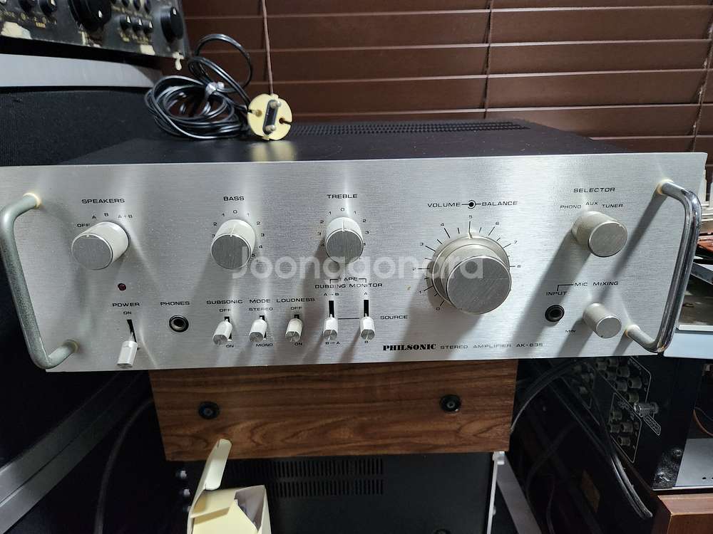 필소닉 (구 인켈) AK-635 인티앰프--0
