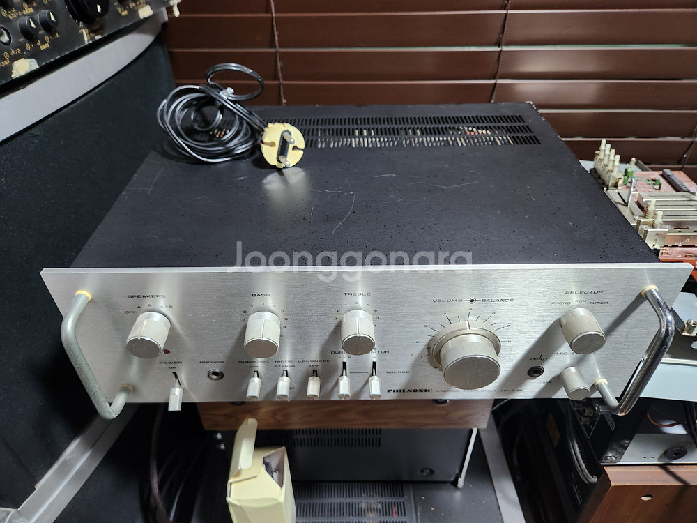 필소닉 (구 인켈) AK-635 인티앰프--1