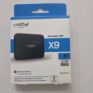 Crucial X9 Portable SSD 4TB