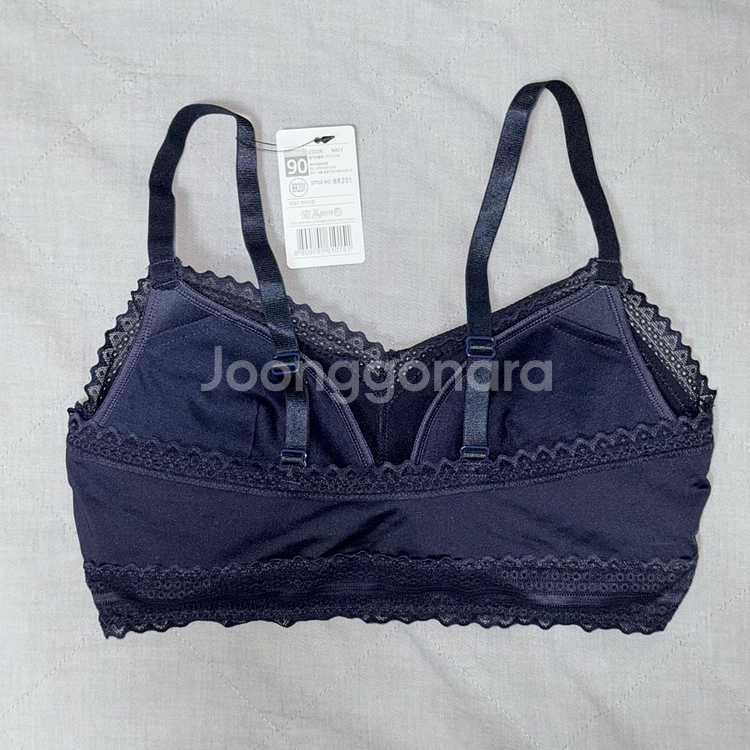 (새상품)컴포트랩 뉴 베이직 탐탐 브라렛 네이비 90--2