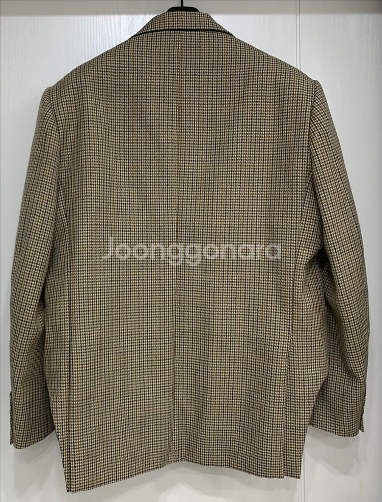 [S]베트멍 하운드투스 체크 블레이저 컷아웃 자켓--3