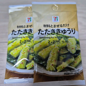 세븐일레븐 시즈닝 타타키 큐리 일본 오이 무침