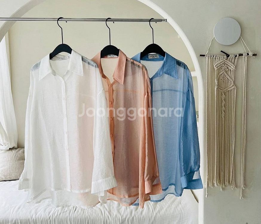 돈야돌 텐셀 린넨 셔츠 화이트 프리사이즈--2