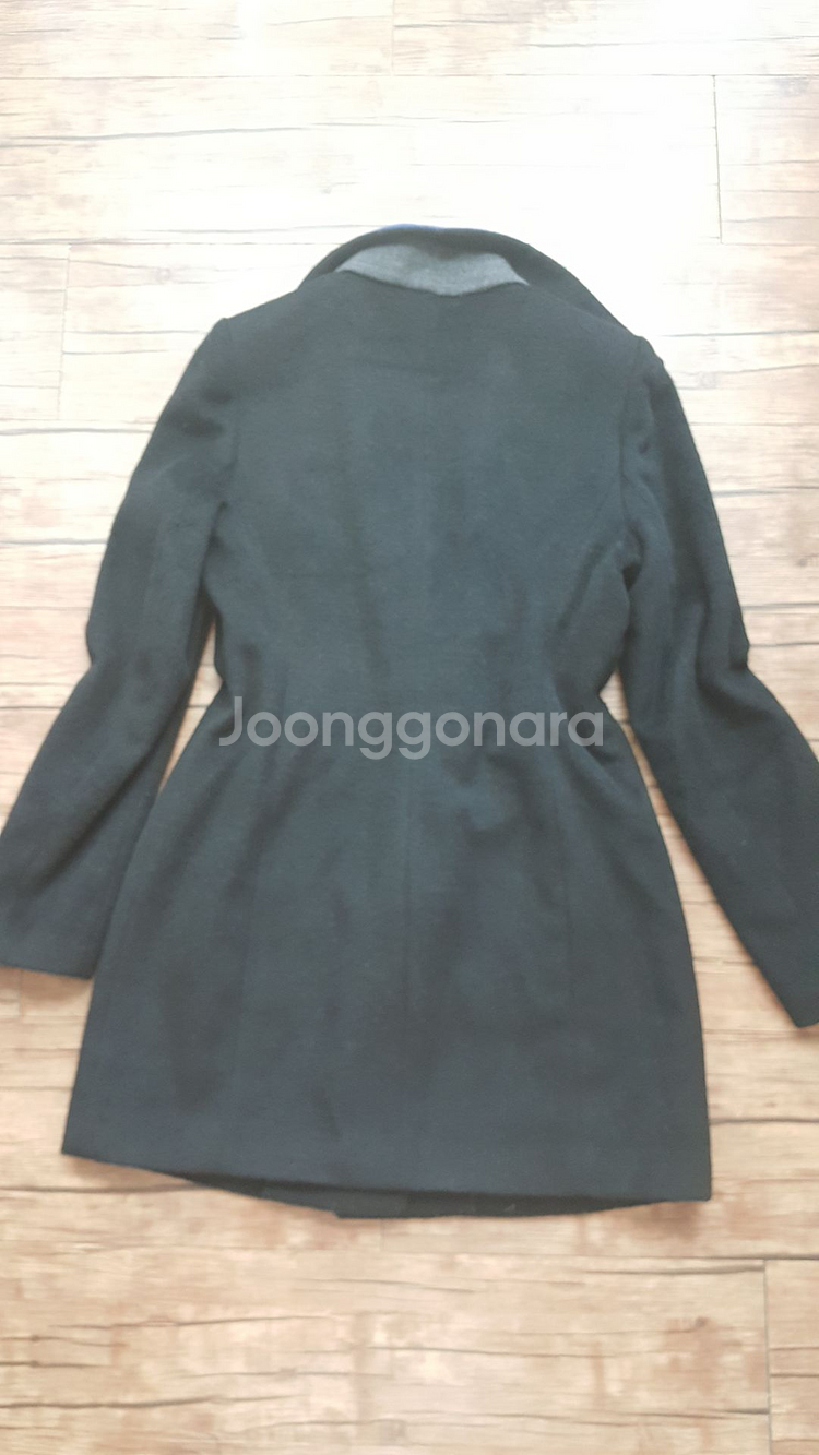 사이즈66 반코트 롱코트 모직 예쎄 투미 올리비아--1