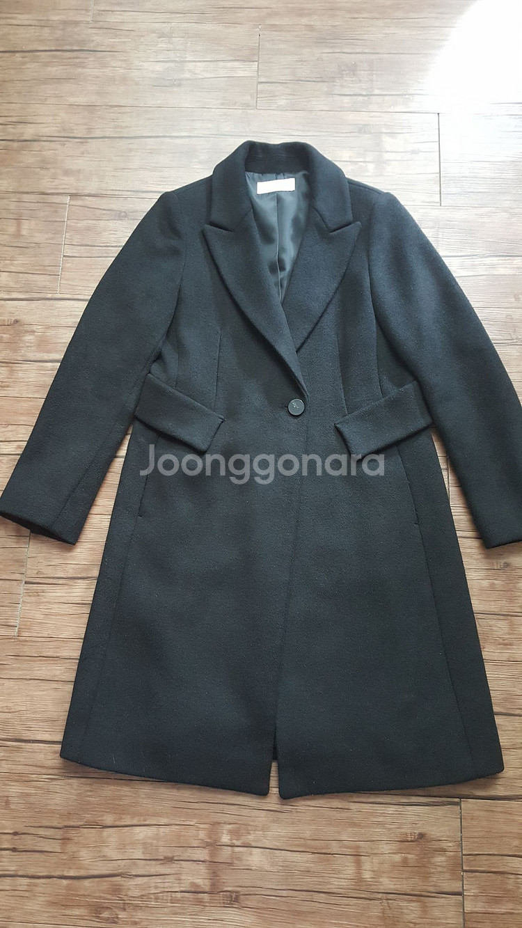 사이즈66 반코트 롱코트 모직 예쎄 투미 올리비아--3