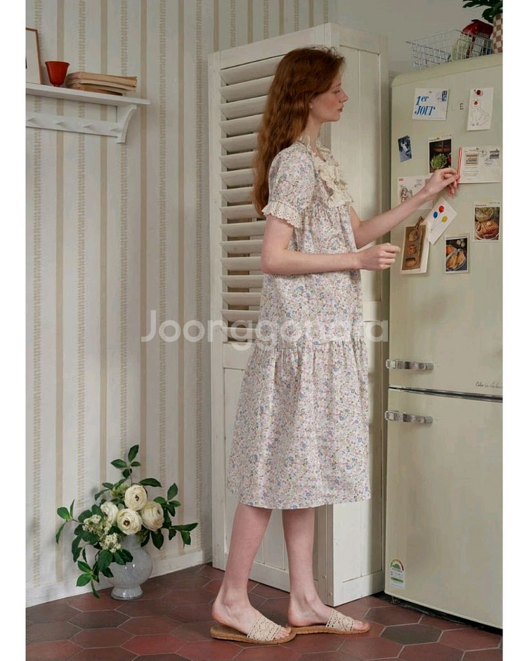 울랄라 파자마 네리사 반팔 원피스--4