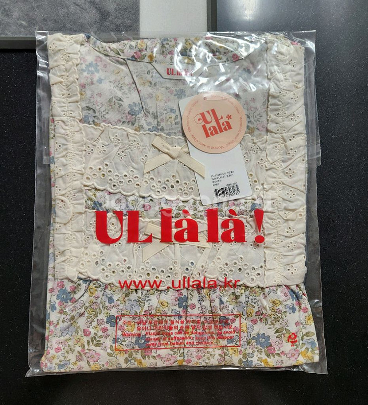 울랄라 파자마 네리사 반팔 원피스--9