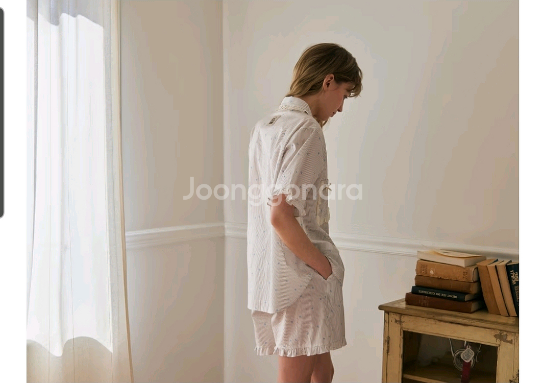 울랄라 파자마 린다 반팔 투피스--4