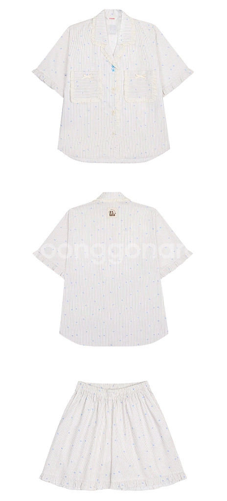 울랄라 파자마 린다 반팔 투피스--7