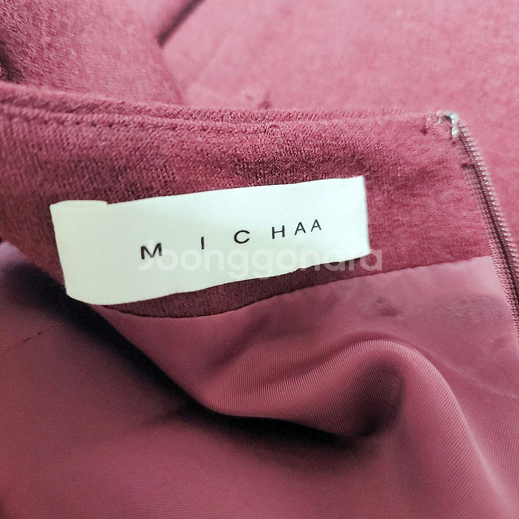 미샤 울 100% 고급 겨울 원피스 44 55--5