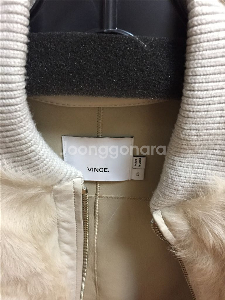 빈스 양가죽 양모코트--2