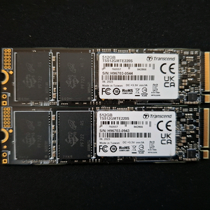 트랜센드 M.2 NVME SSD 512GB(무상 AS)