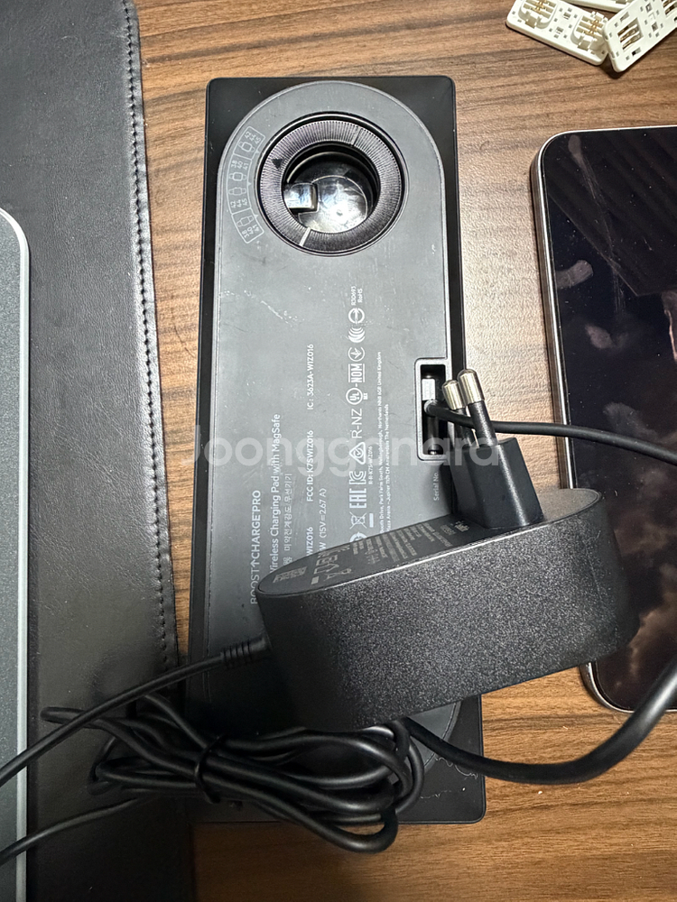 벨킨 3in1 무선 충전기 맥세이프 애플워치 고속충전--3