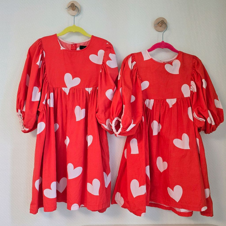 로아앤제인 하트 원피스 120.130 개당금액--7