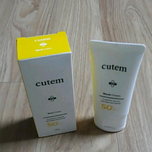 큐템 블록크림 투명창상 피부과 선크림 50g