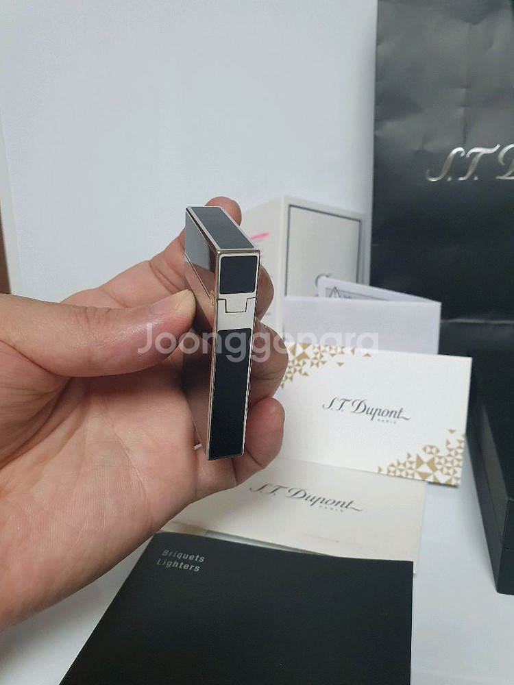 풀세트 듀퐁라이터 라인2 신형 ca16296 블랙래커--5